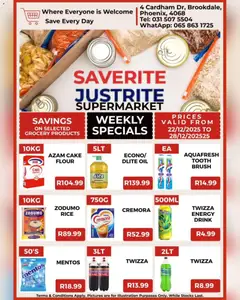 Preview Saverite Specials valid from 22/12/2025