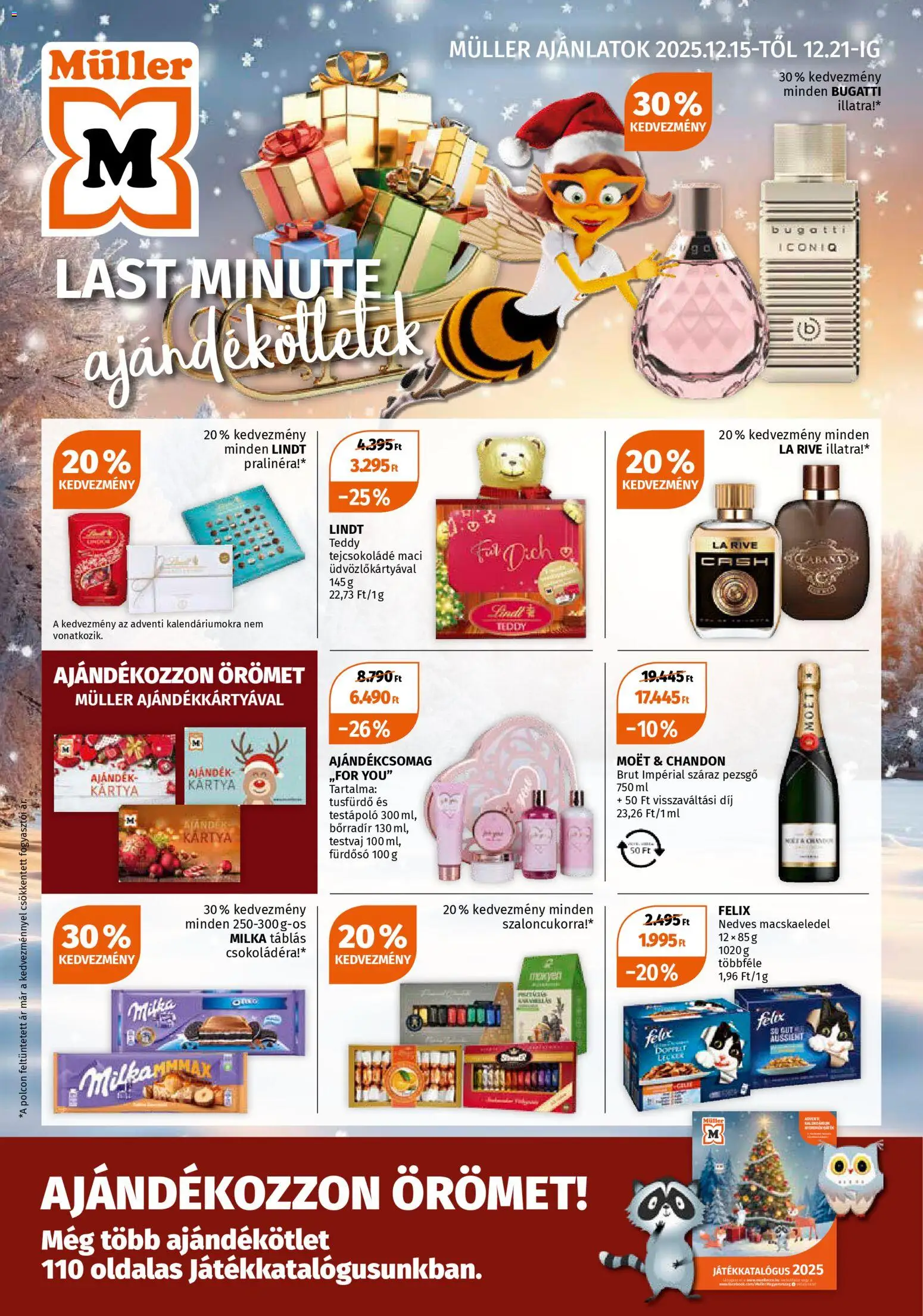 Müller Akciós újság - 1oldal - érvényes 2025.12.15.-tól