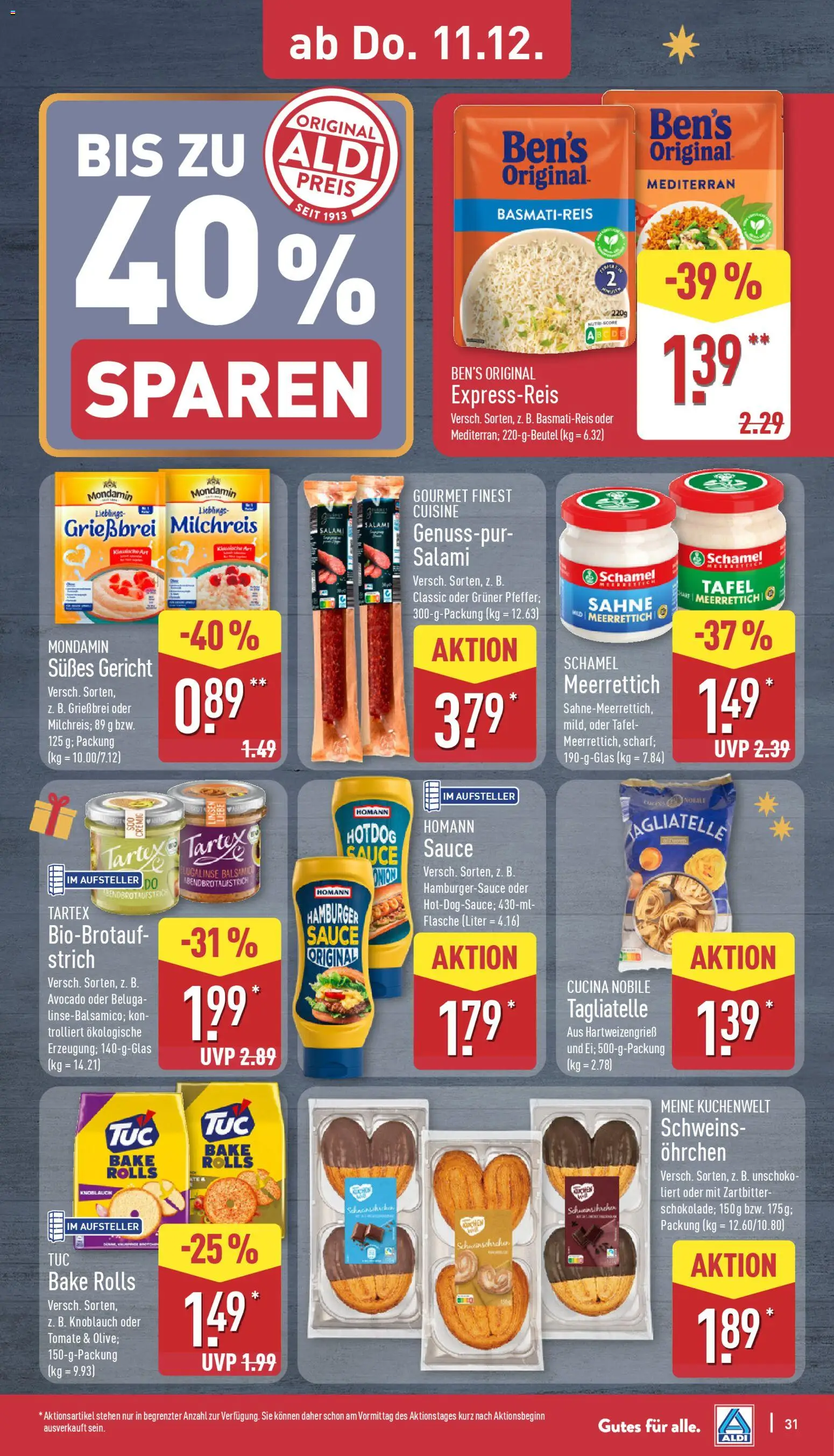 Aldi Prospekt 	 - Seite 31 - gültig ab 08.12.2025
