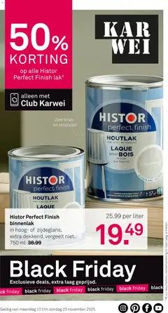 KARWEI - Black Friday geldig vanaf 10-11-2025