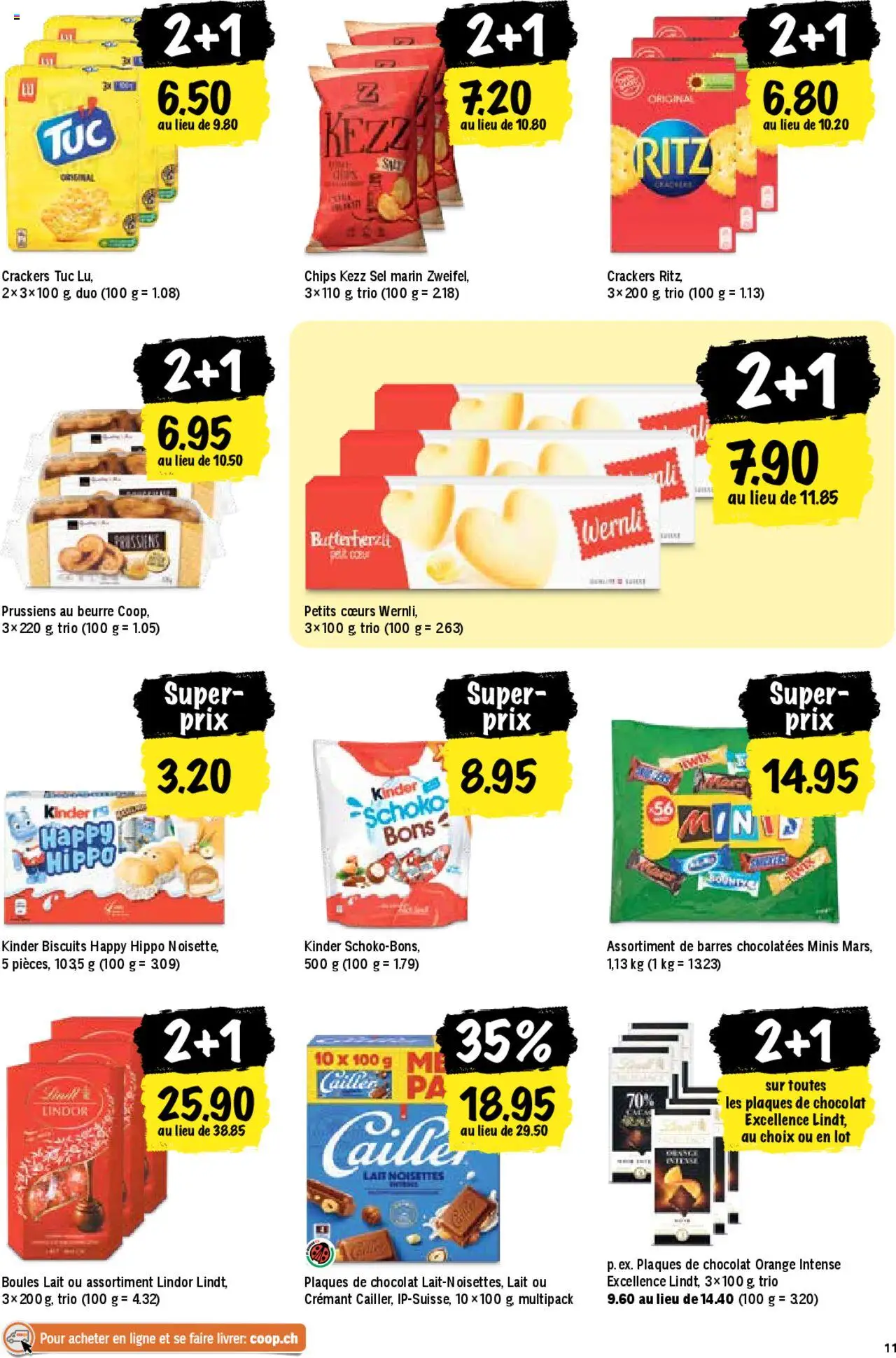 Coop Les actions de la semaine - Seite 11- gültig ab 17.07.2025