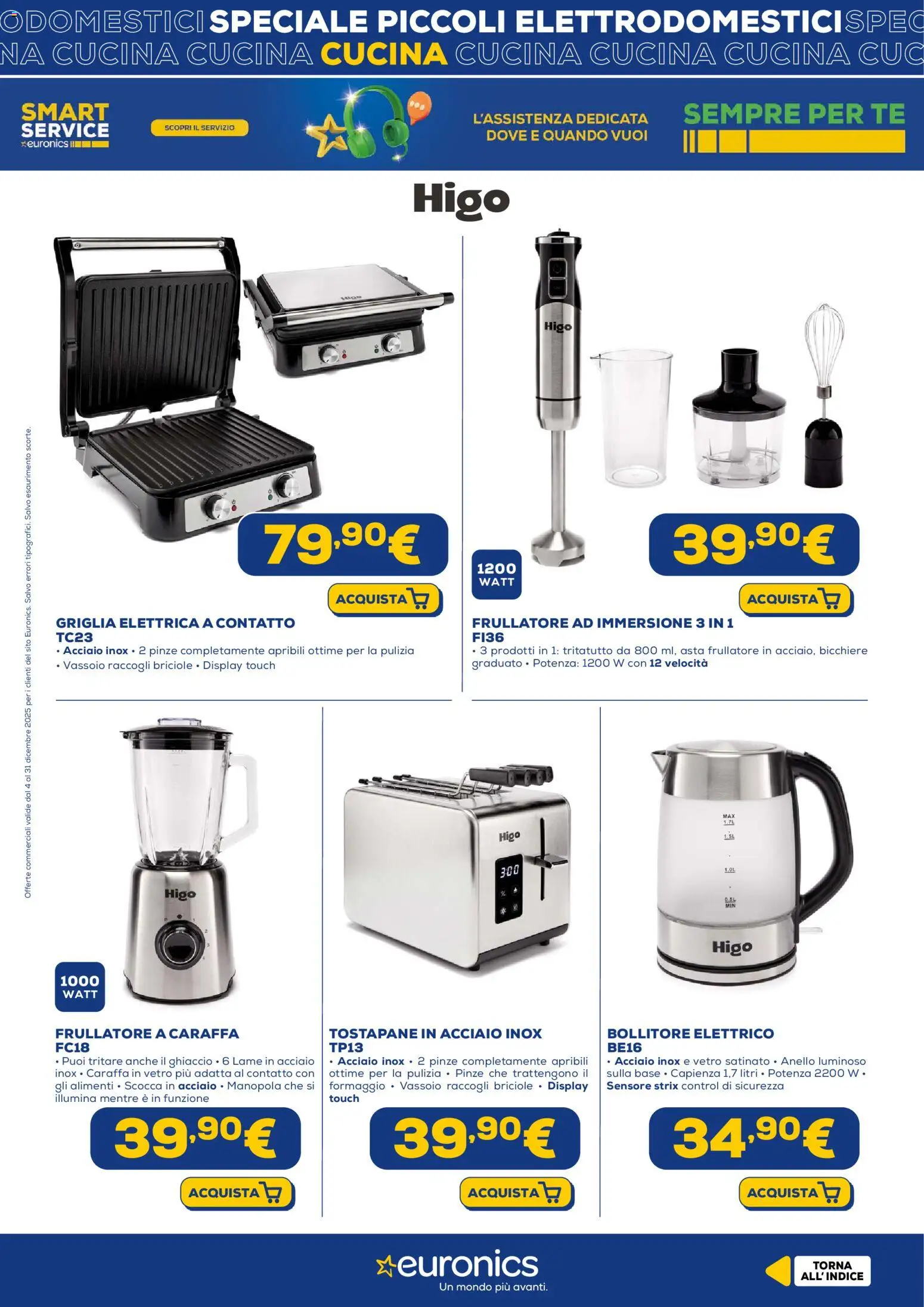 Euronics Piccoli Elettrodomestici catalogo - pagina 14 - valido dal 04/12/2025
