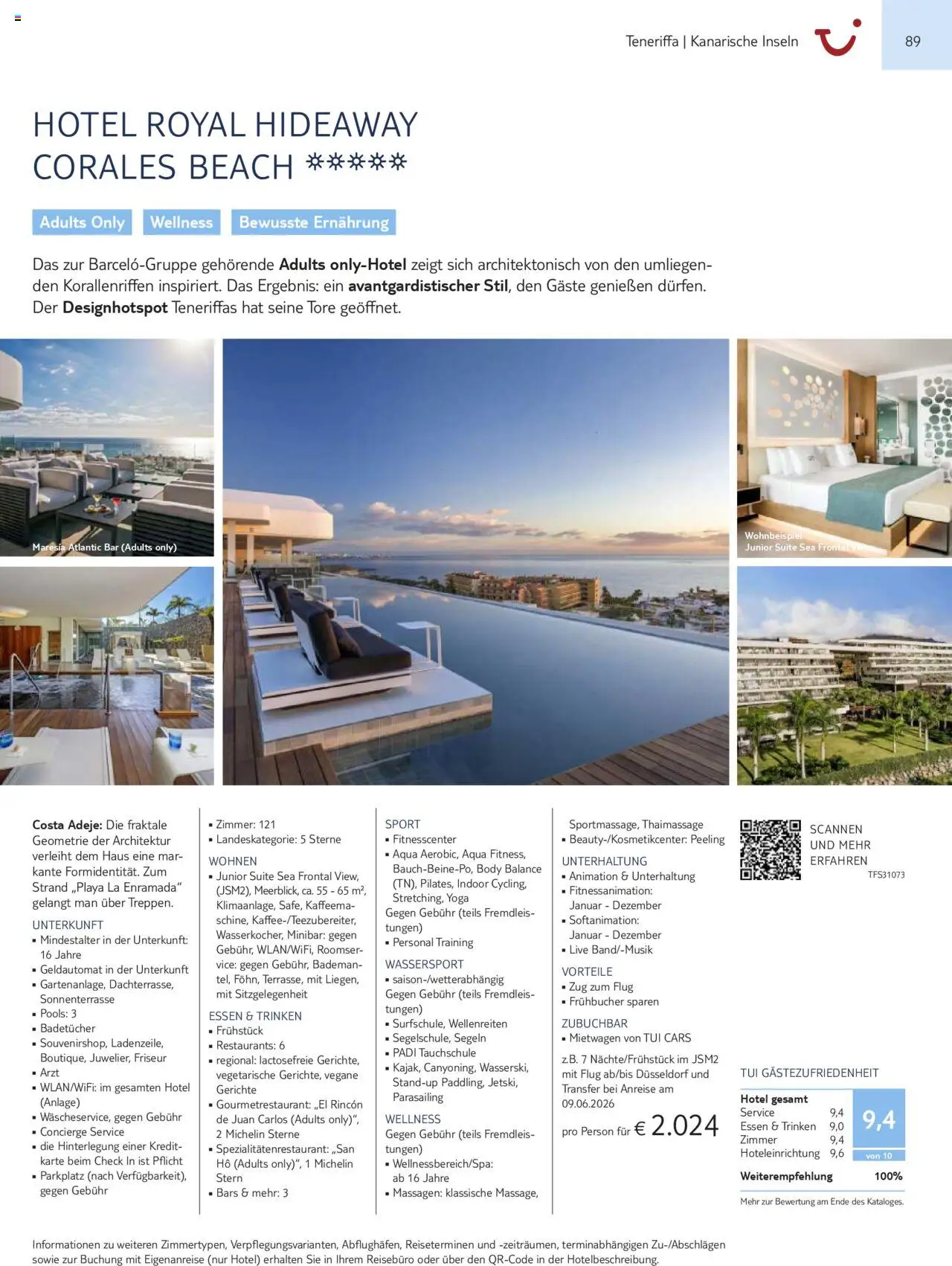 TUI Prospekt Kanaren, Kapverden & Senegal 2025/26	  - Seite 89 - gültig ab 01.11.2025