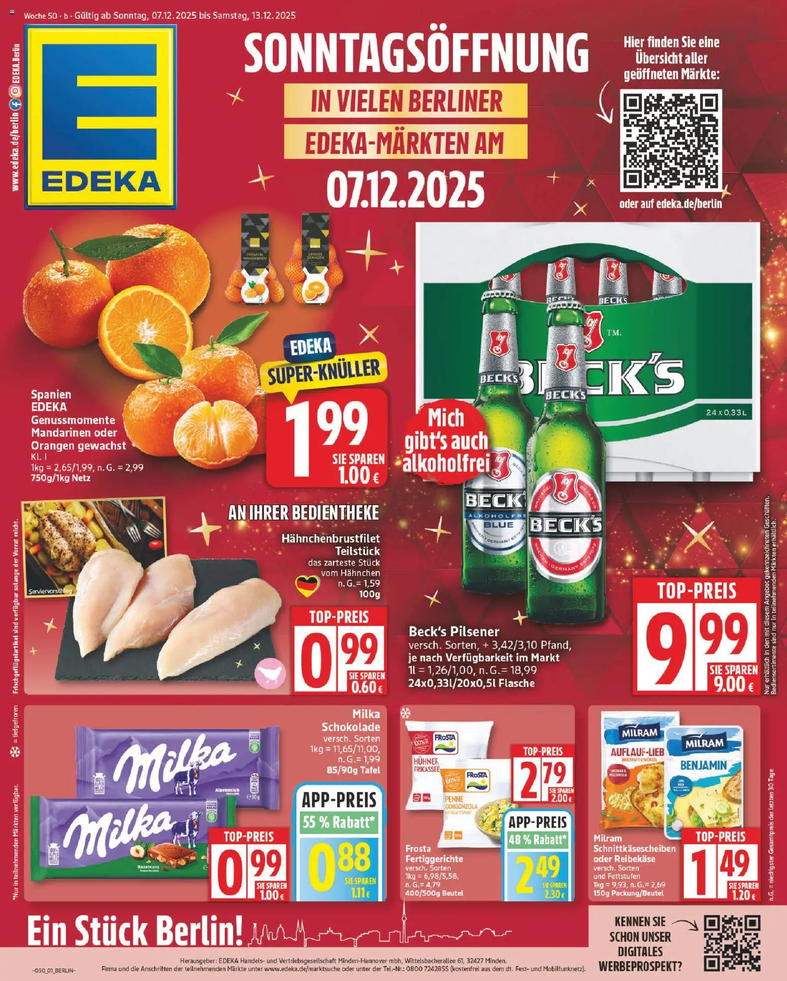 Edeka Prospekt 	 - Seite 1 - gültig ab 08.12.2025