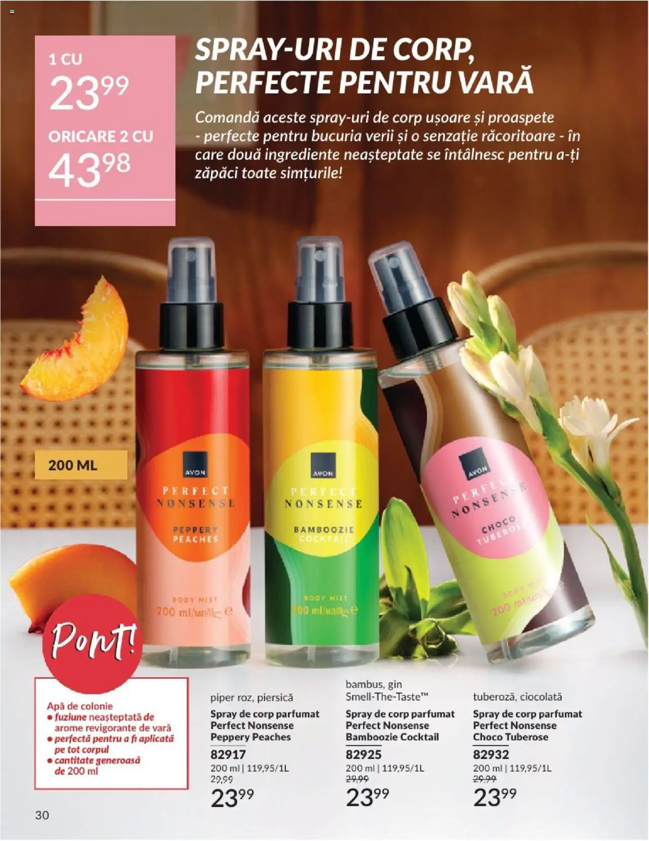 Catalog Avon - Mini Broșură - pagina 30- valabil de la 01.07.2025