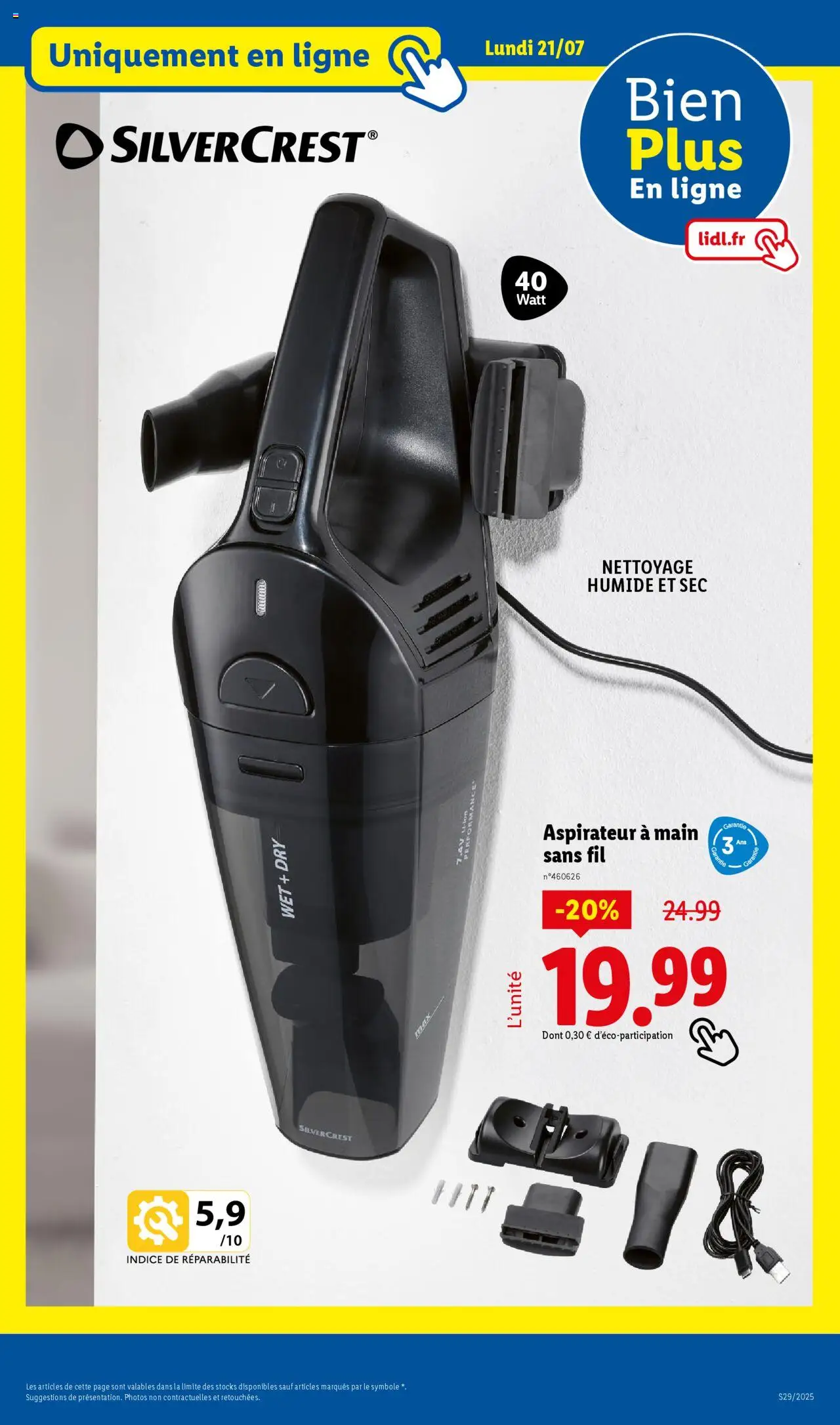LIDL catalogue semaine 28 - page 73 - valable à partir du 17/07/2025