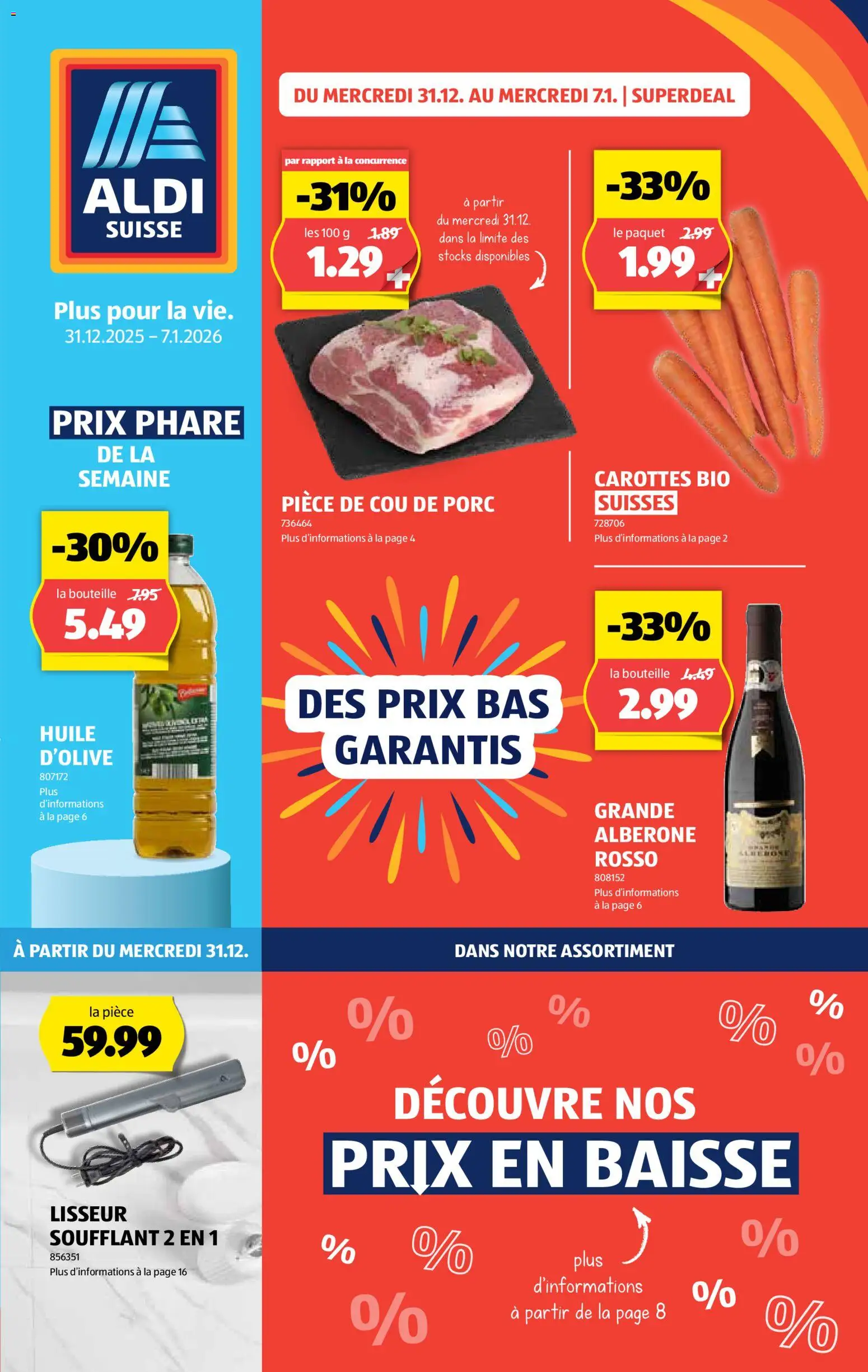 Aldi Aktionen FR - Seite 1- gültig ab 31.12.2025