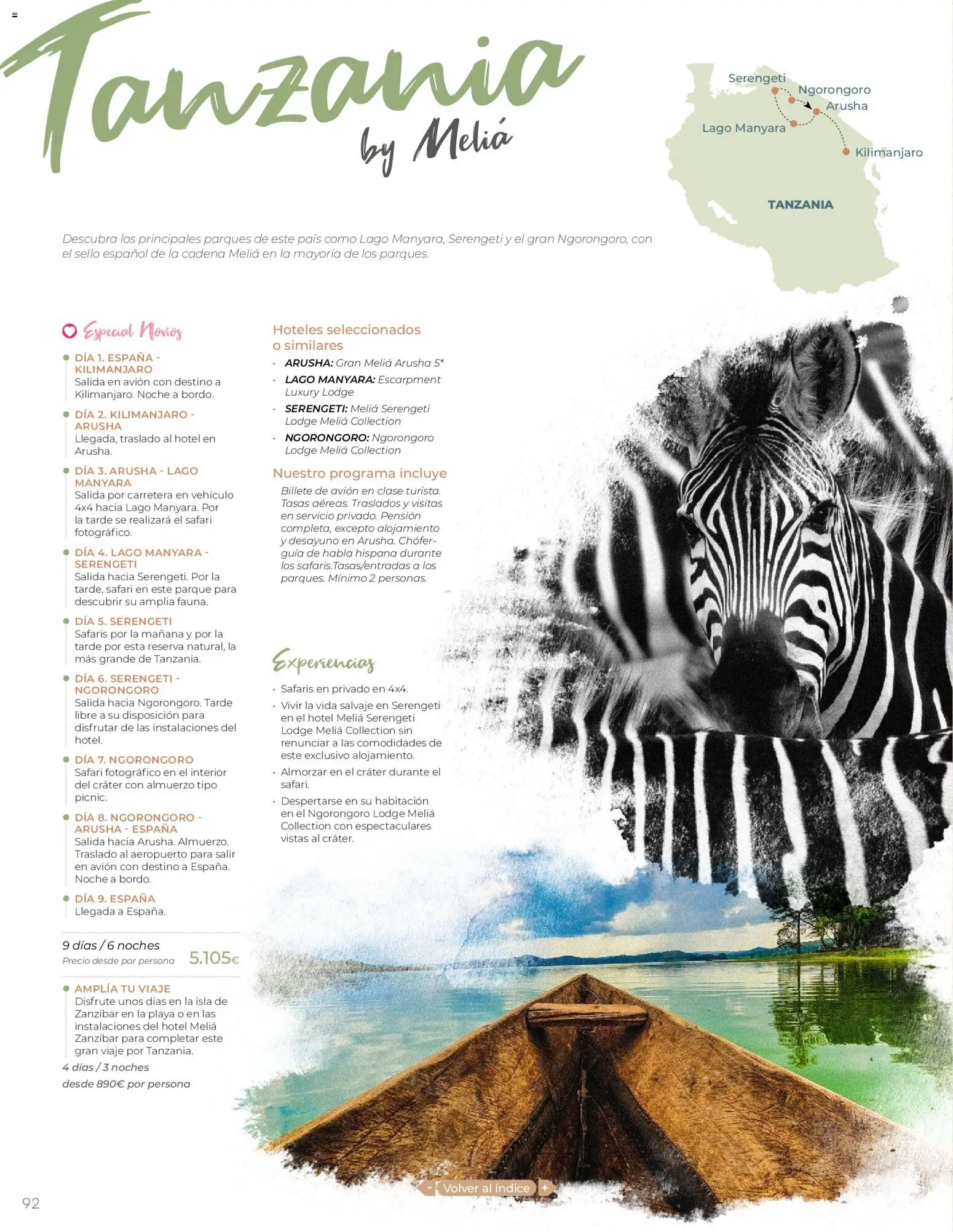 Viajes El Corte Inglés - Catálogo Tourmundial Premium - Página de 94 - Válido desde 01/01/2026