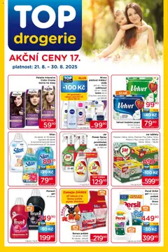 Náhled Top drogerie leták platný od 21.08.2025