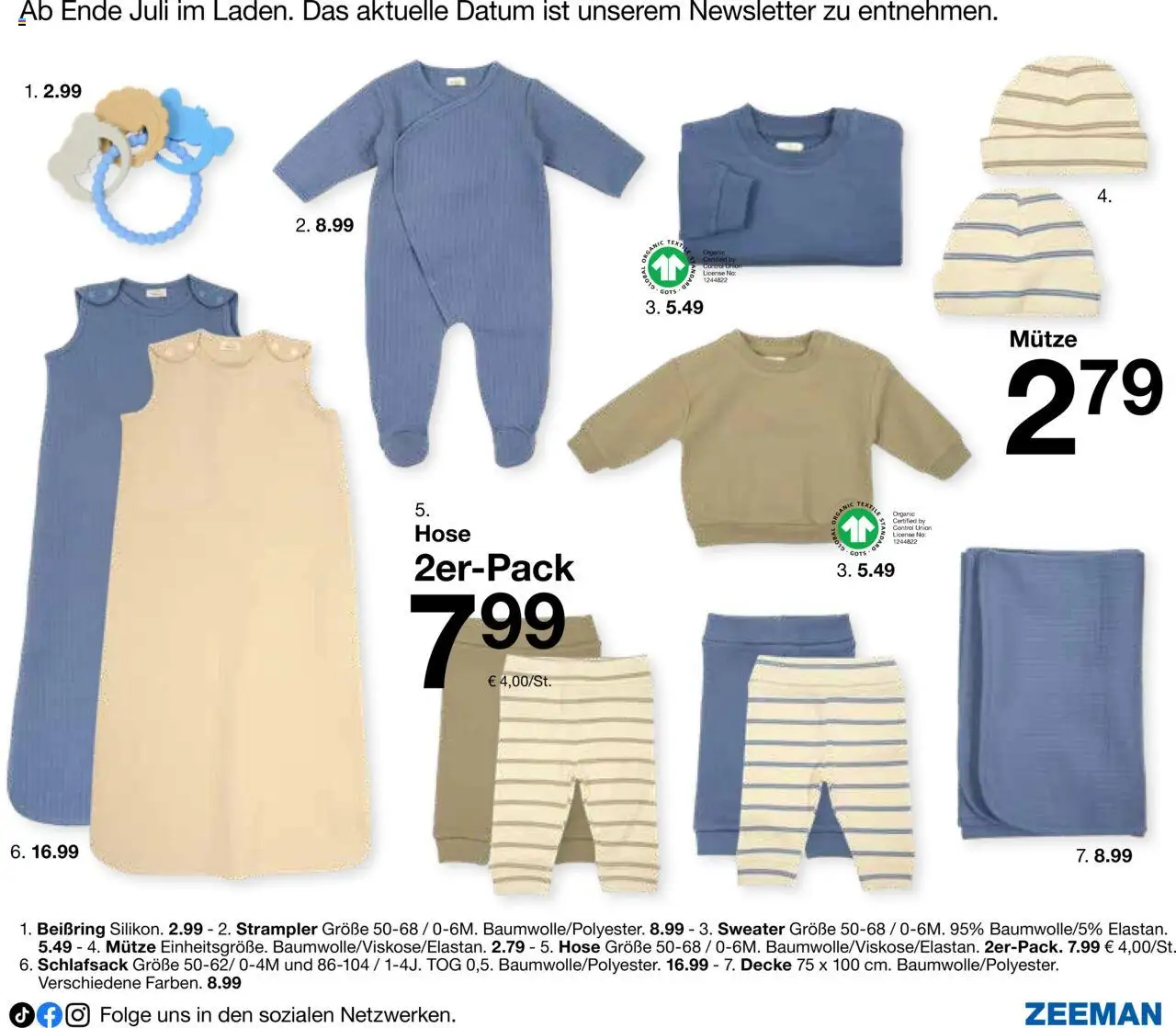 Zeeman Babyprospekt - Seite 5 - gültig ab 18.07.2025