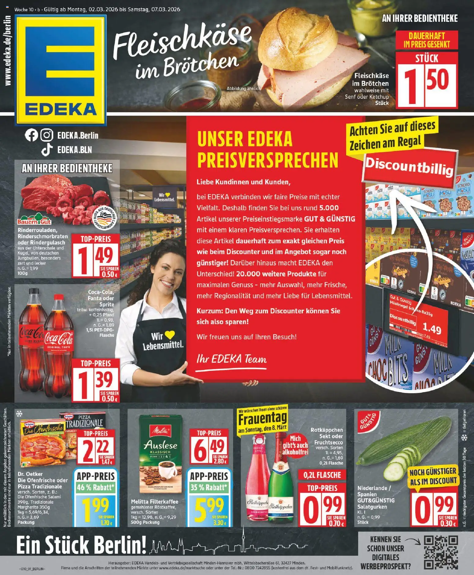 Edeka Prospekt 	 - Seite 1 - gültig ab 02.03.2026