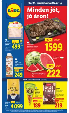Előnézet Lidl Akciós újság érvényes 2025.07.24.-tól