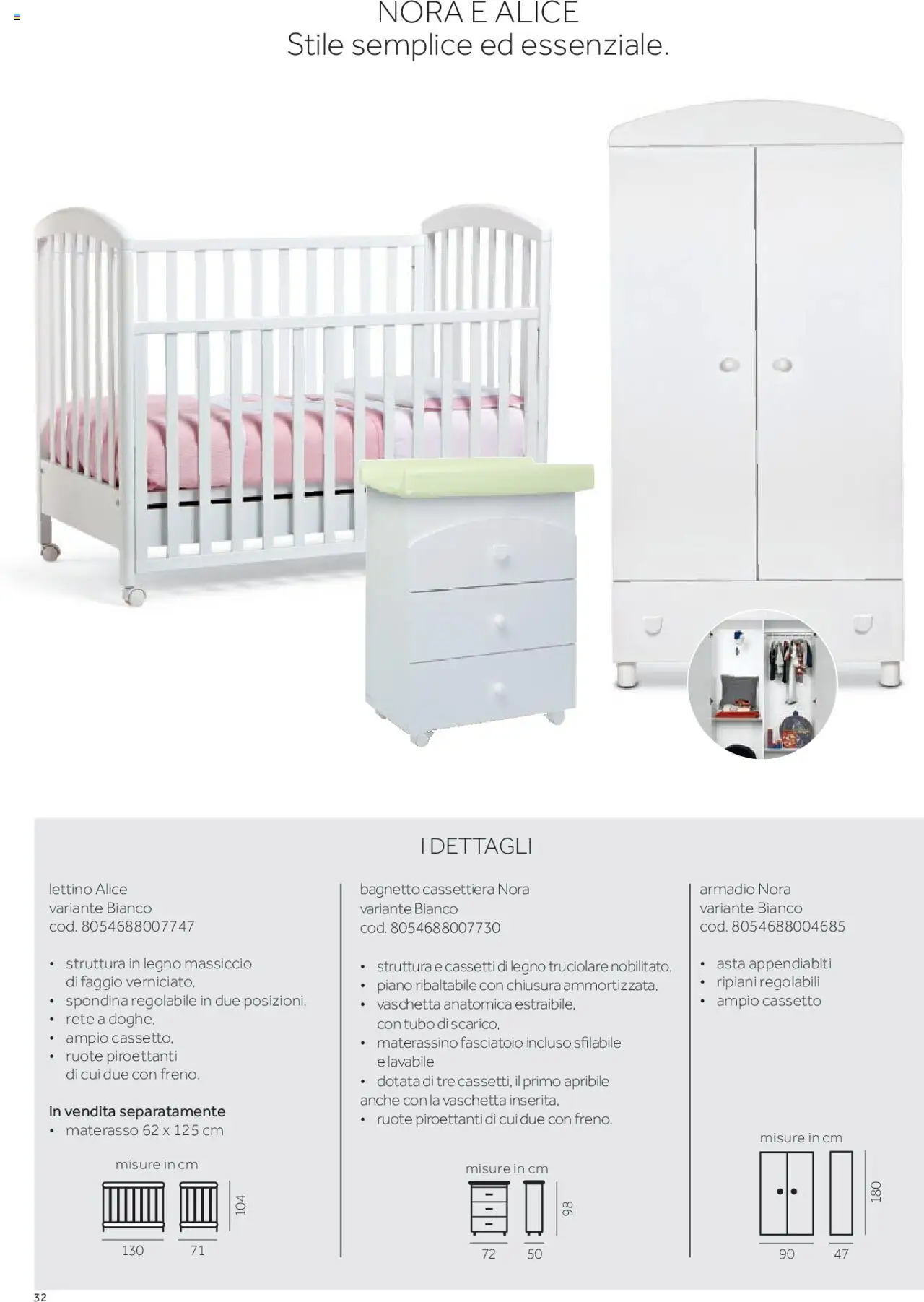 Catalogo Camarette e Lettini Prenatal	 - pagina 25 - valido dal 01/01/2025