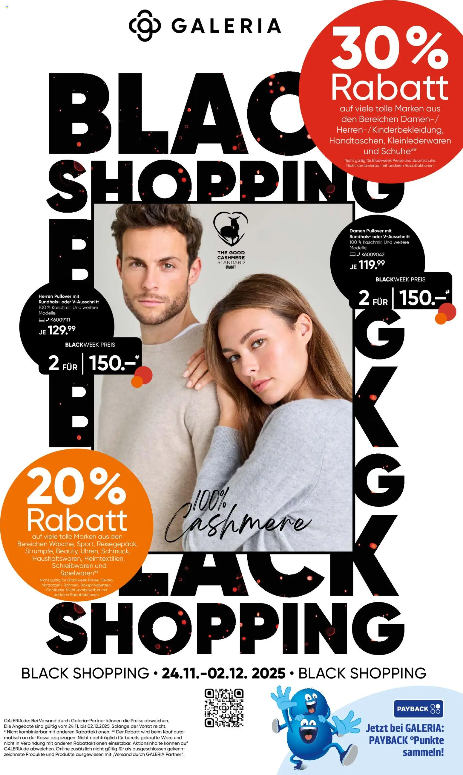 Galeria Karstadt Kaufhof - Black Friday - Seite 1 - gültig ab 24.11.2025