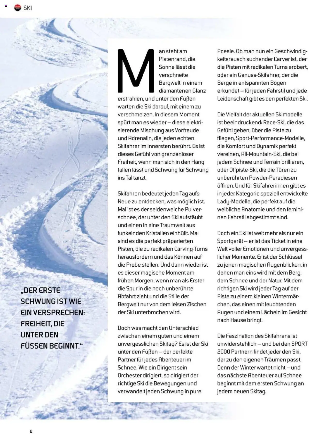 Sport2000 Prospekt Home of Schnee erleben - Seite 6 - gültig ab 23.09.2025