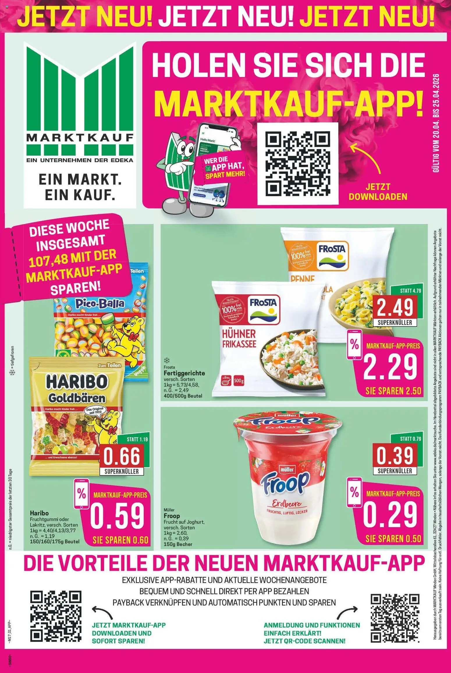 Marktkauf Prospekt 	 - Seite 1 - gültig ab 20.04.2026