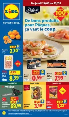 Aperçu LIDL catalogue semaine 12 valable à partir du 19/03/2026
