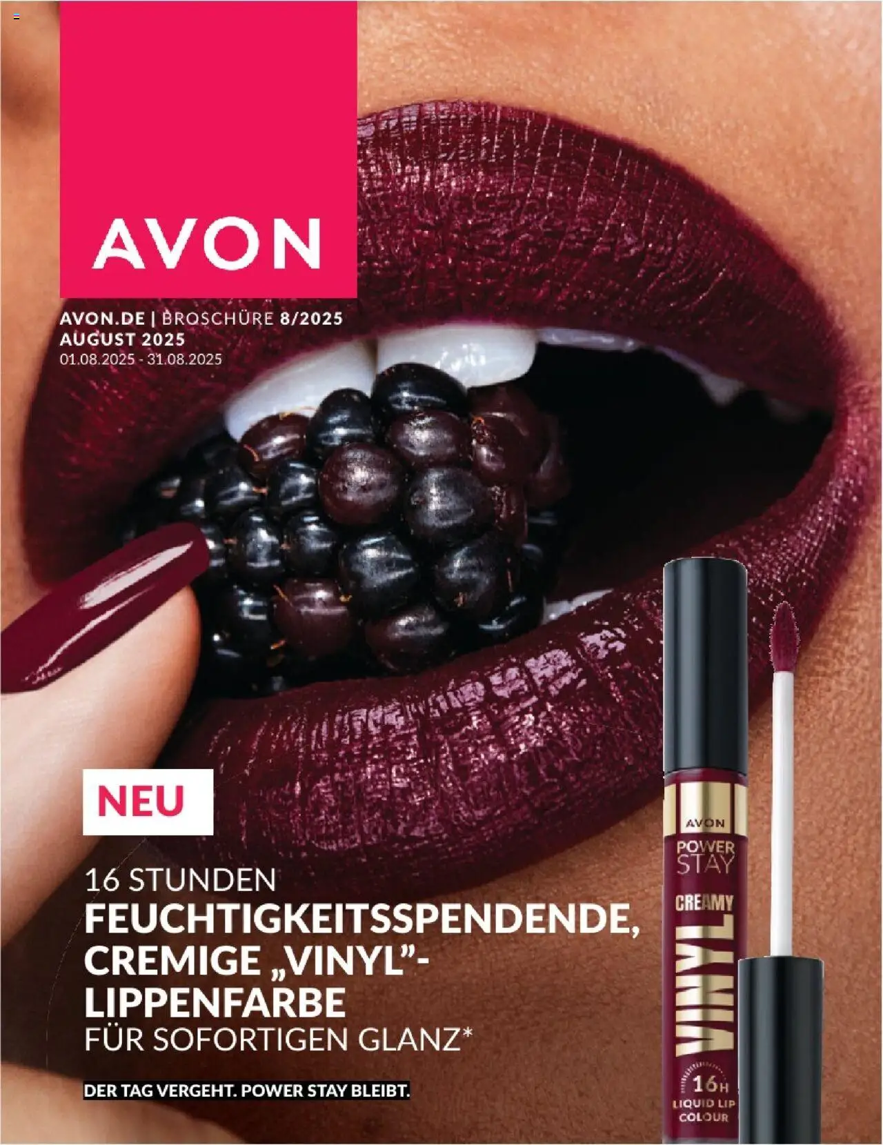 AVON Katalog August 2025 - Seite 1 - gültig ab 01.08.2025