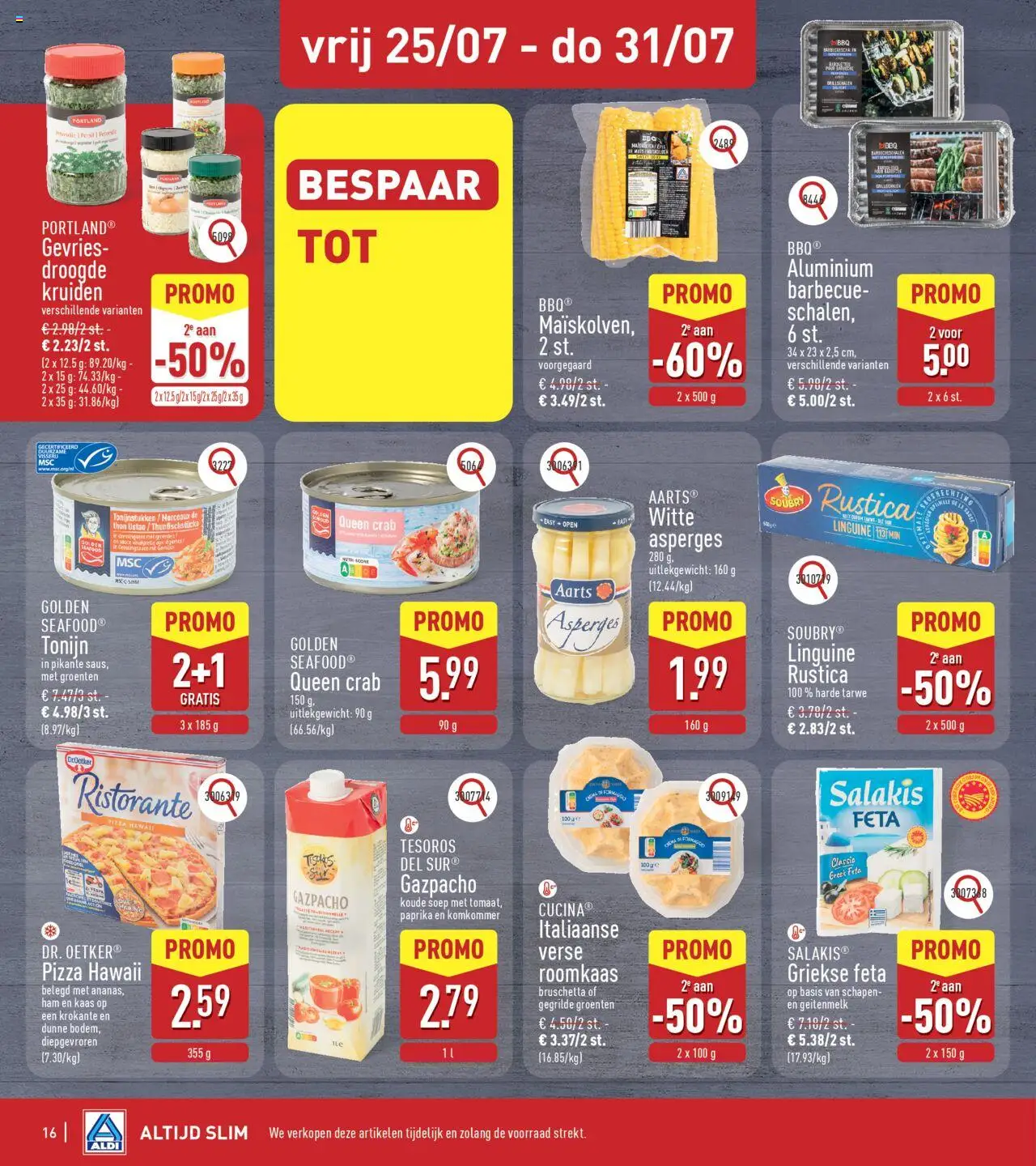 Aldi folder week 30 - pagina 16- geldig vanaf 22/07/2025