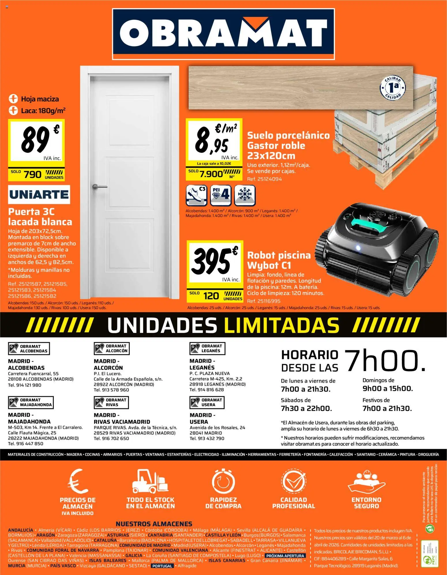 Obramat folleto - Página de 8 - Válido desde 20/03/2026