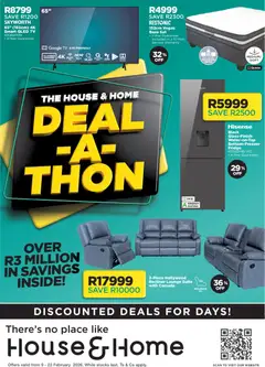 Preview House and Home - Deal-a-thon  valid from 09/02/2026