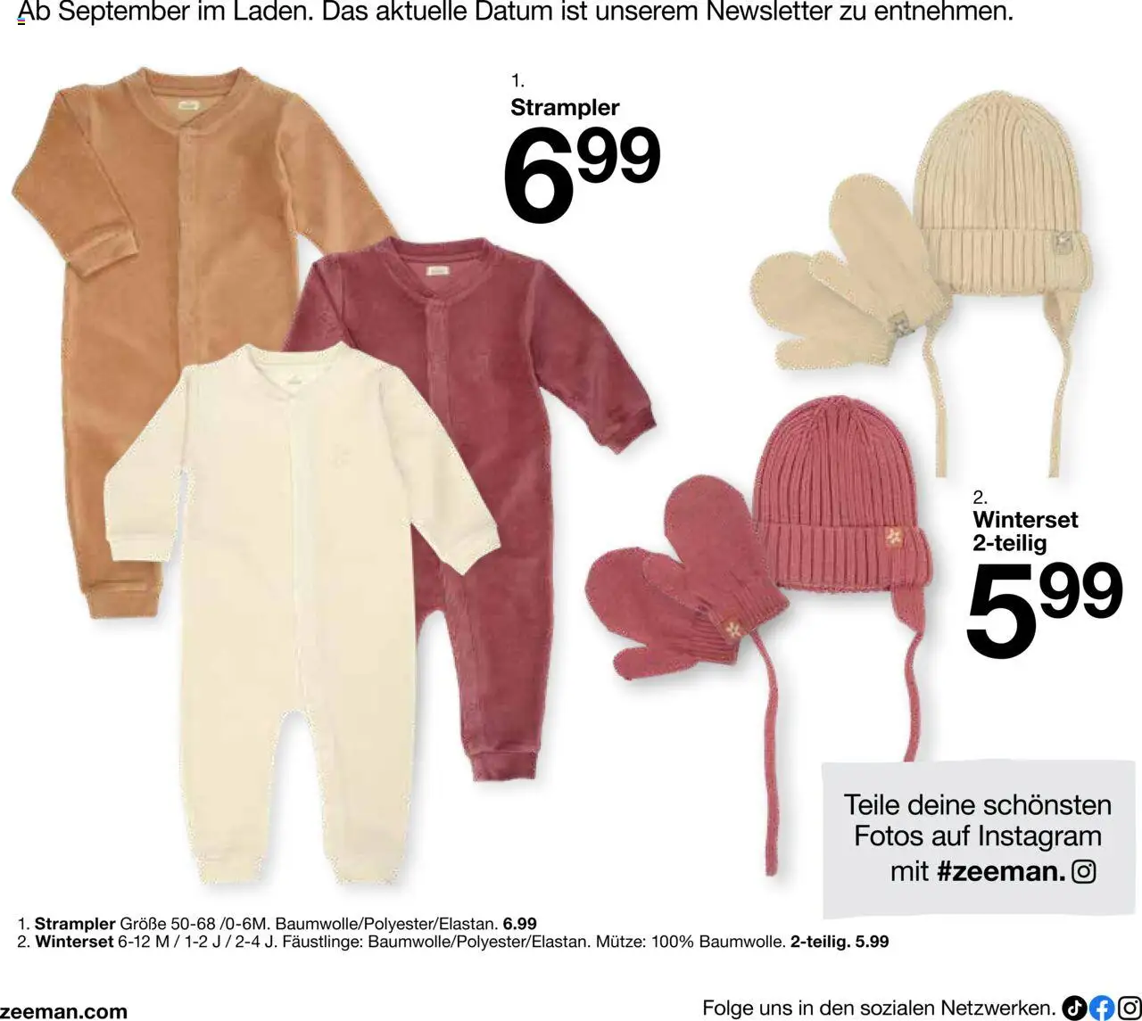 Zeeman Babyprospekt - Seite 8 - gültig ab 18.07.2025