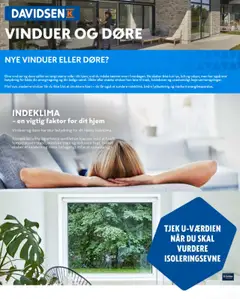 Forhåndsvisning Davidsen - Vinduer og døre nyt katalog gyldig fra 16/07/2025