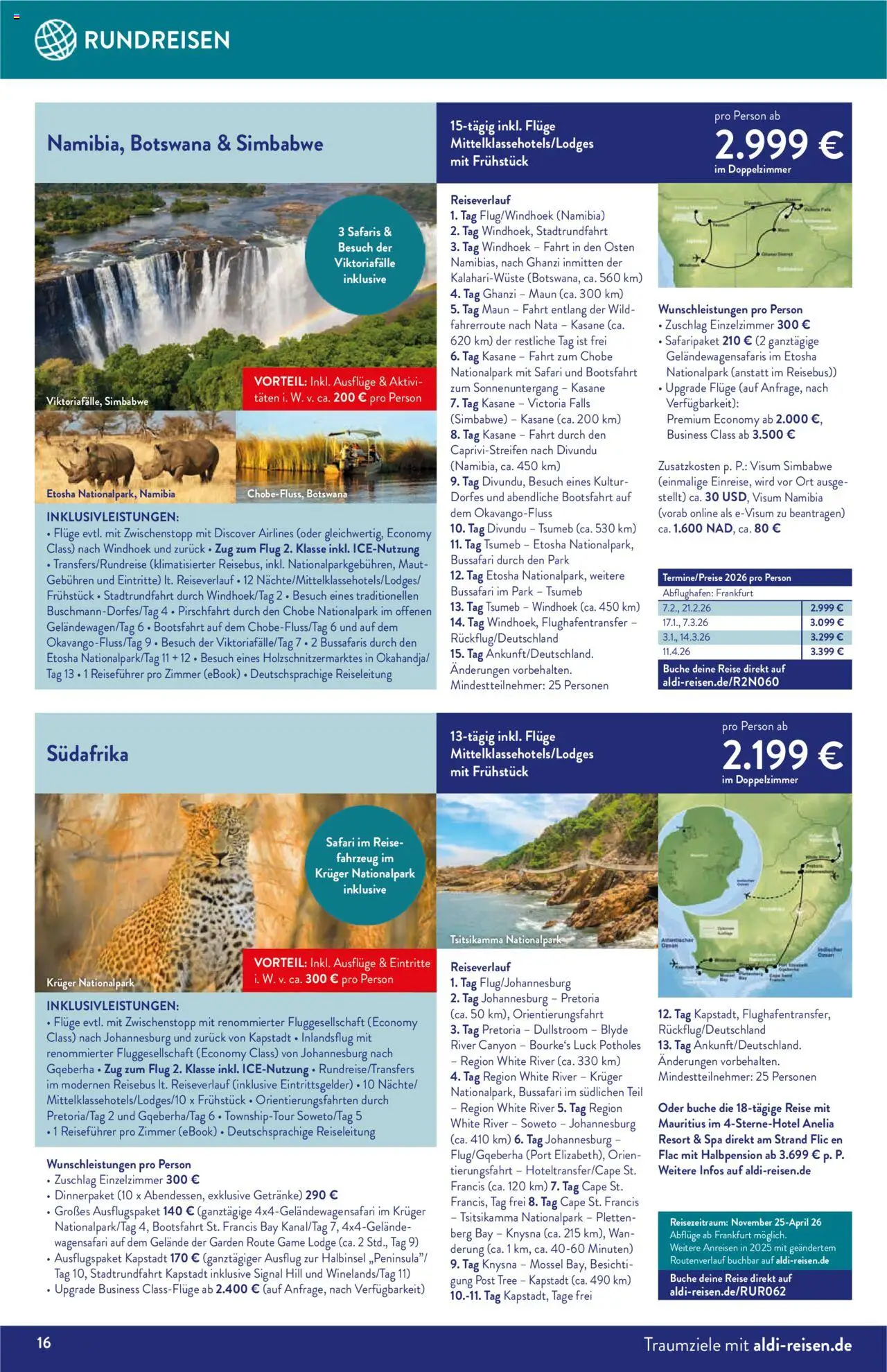 Aldi Reisen Reise-Highlights - Seite 16 - gültig ab 01.07.2025