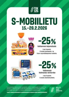 Esikatselu S-market - S-mobiilietu voimassa alkaen 15/02/2026