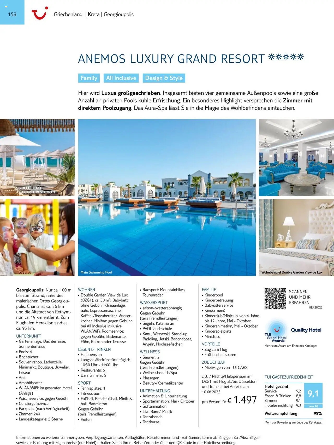 TUI  Südeuropa & Nordafrika 2025/26 - Seite 158 - gültig ab 01.01.2025