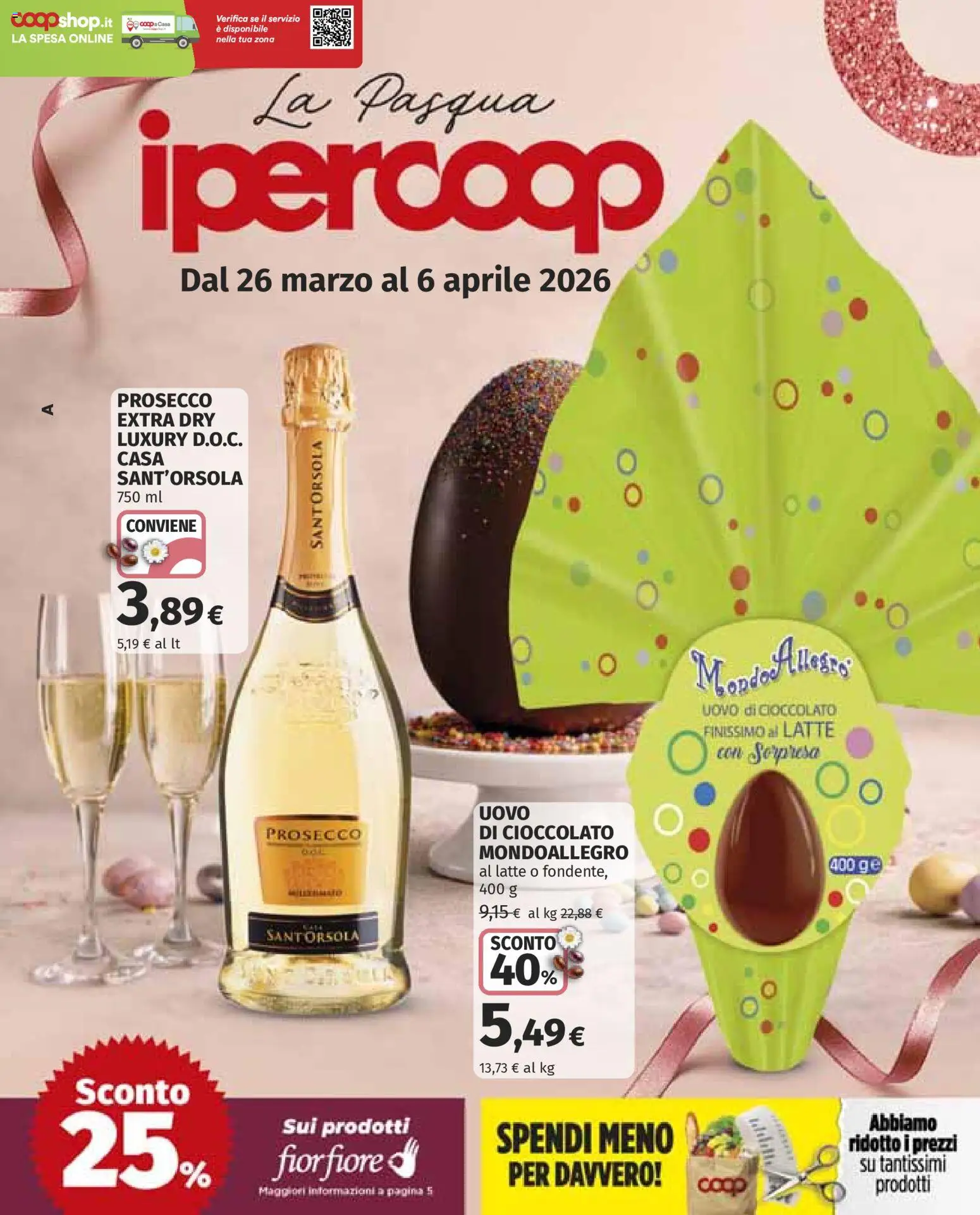 Ipercoop volantino - pagina 1 - valido dal 26/03/2026