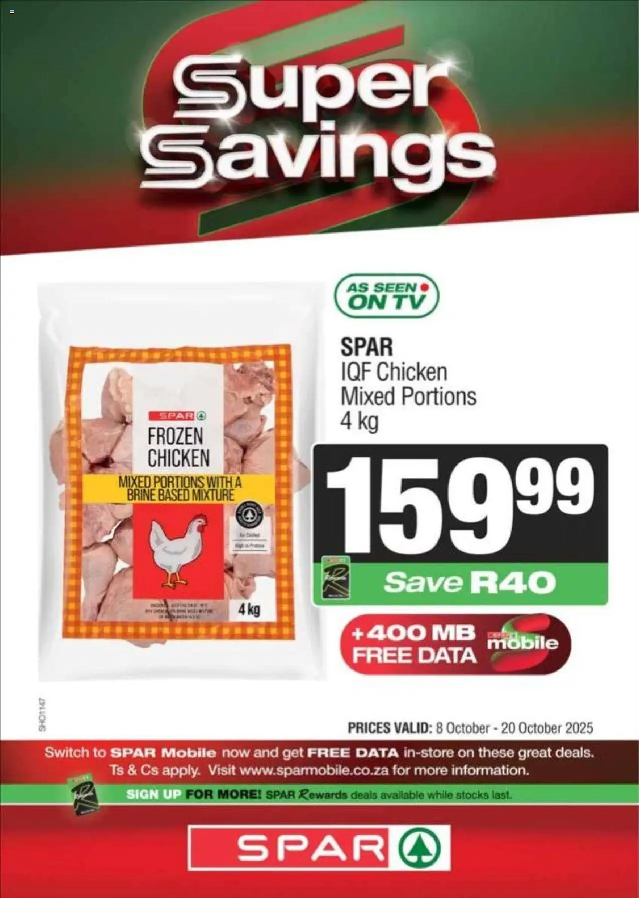 Spar Specials - page 1- valid from 08/10/2025