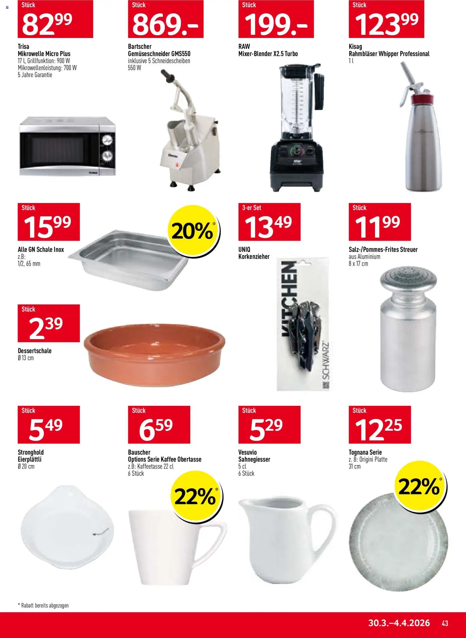 Prodega aktionen - page 43- valid from 30.03.2026