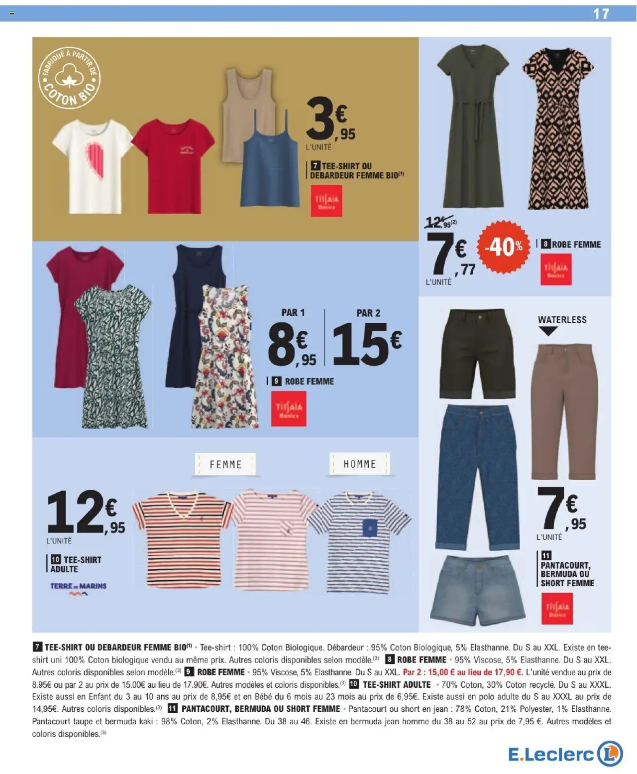 E.Leclerc catalogue semaine 29 - page 17 - valable à partir du 15/07/2025