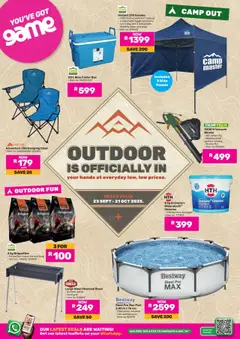 Preview Game Outdoor Is Officialy In valid from 23/09/2025