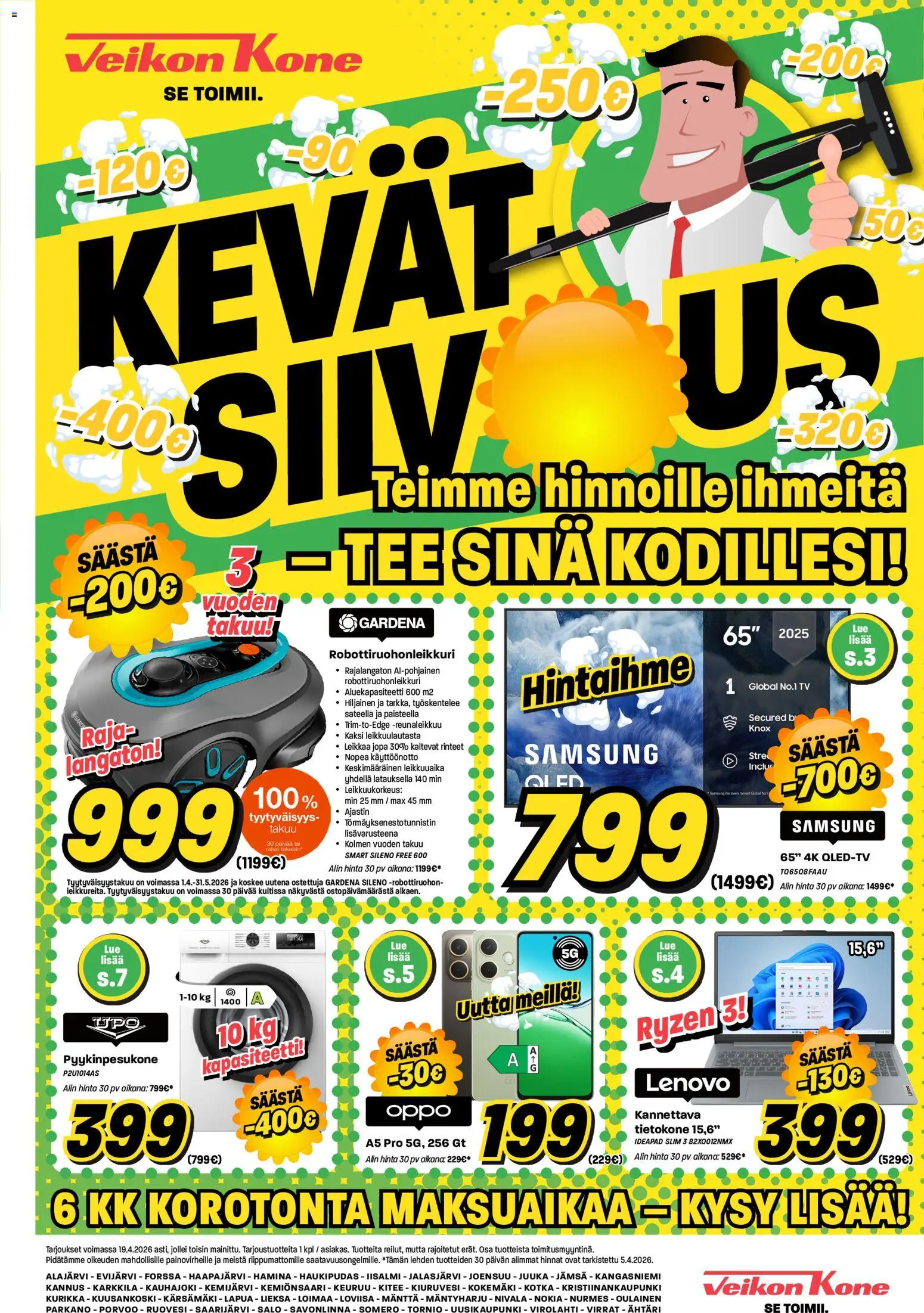 Veikon Kone tarjoukset - sivu 1- voimassa alkaen 07/04/2026