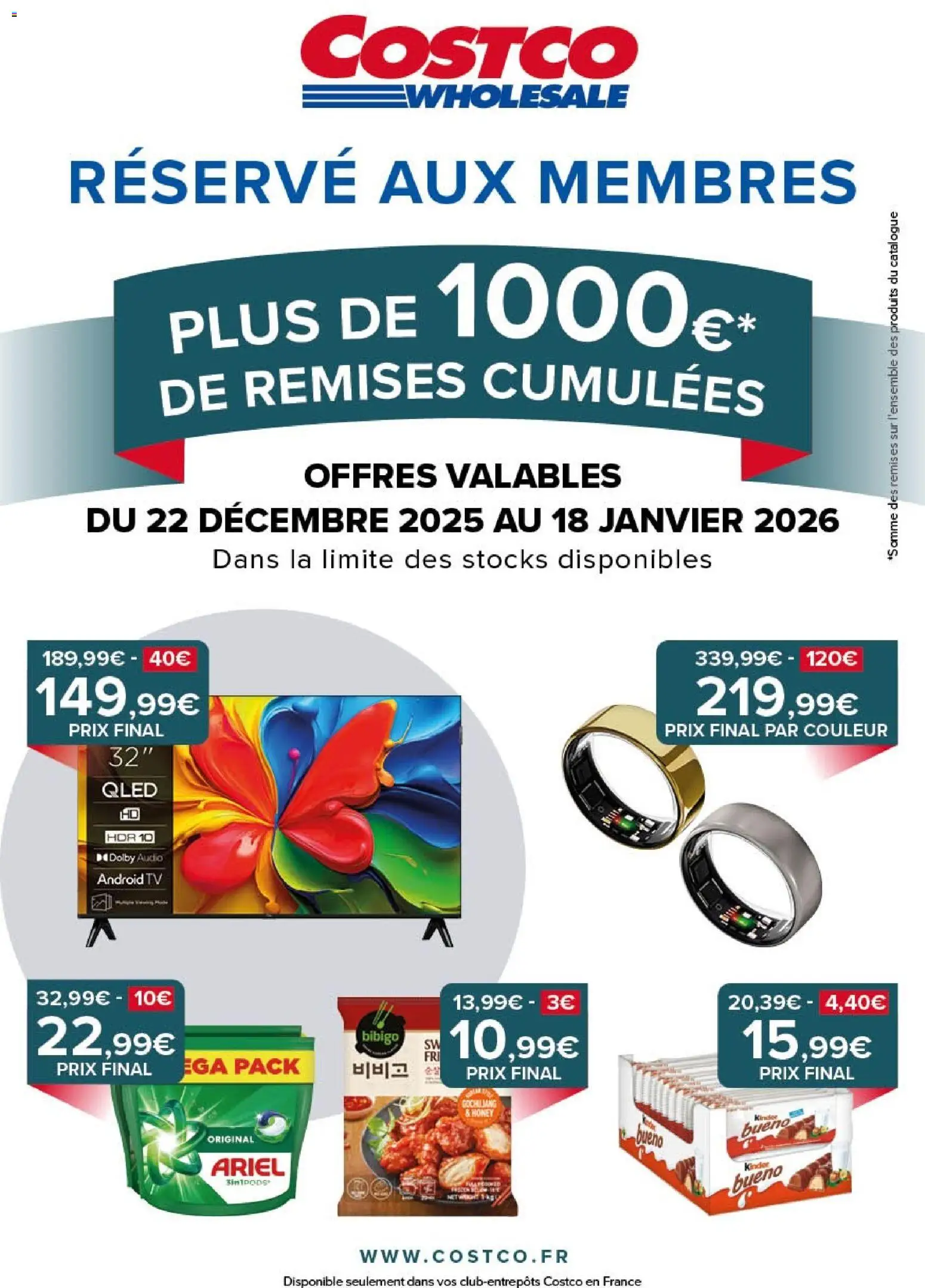 Costco catalogue - page 1 - valable à partir du 22/12/2025