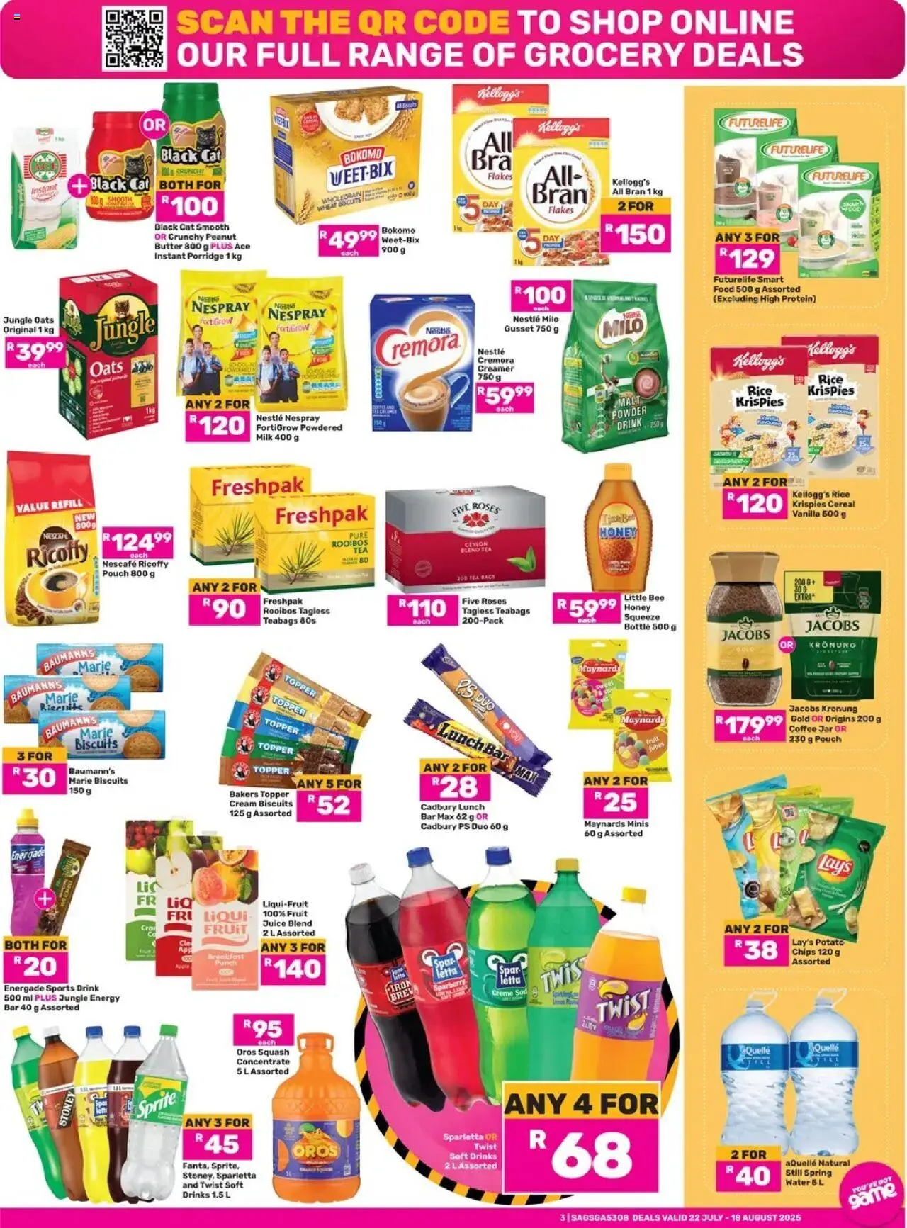 Game Specials - page 3- valid from 22/07/2025