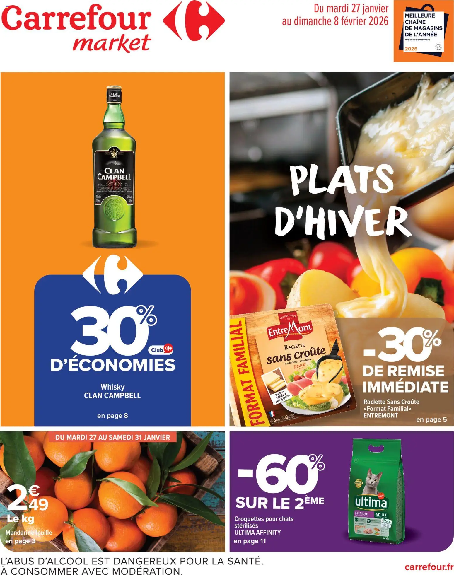 Carrefour Market Plats d'hiver  - page 1 - valable à partir du 27/01/2026