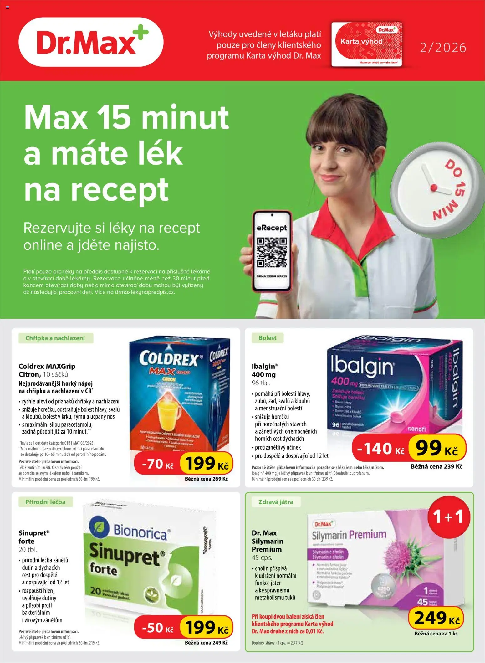 Dr. Max leták - strana 1- platný od 01.02.2026
