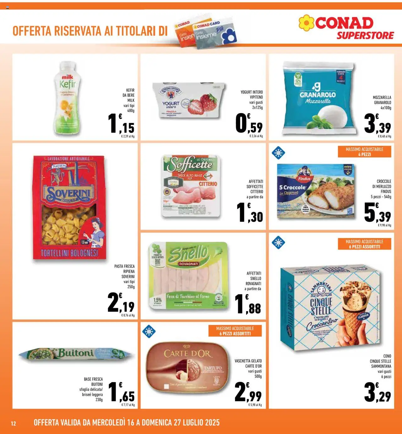 Conad Superstore Campania catalogo - pagina 12 - valido dal 16/07/2025
