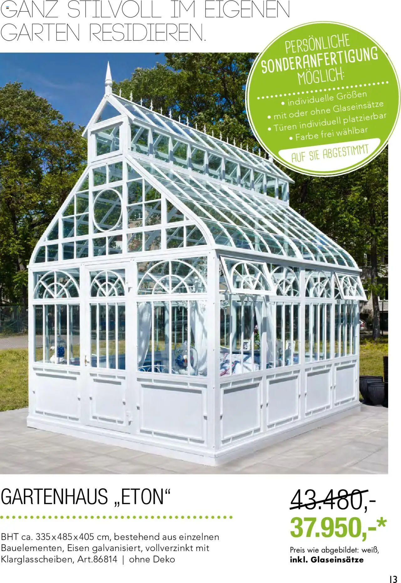 Rahaus Prospekt Gartenhäuser - Seite 13 - gültig ab 01.09.2022