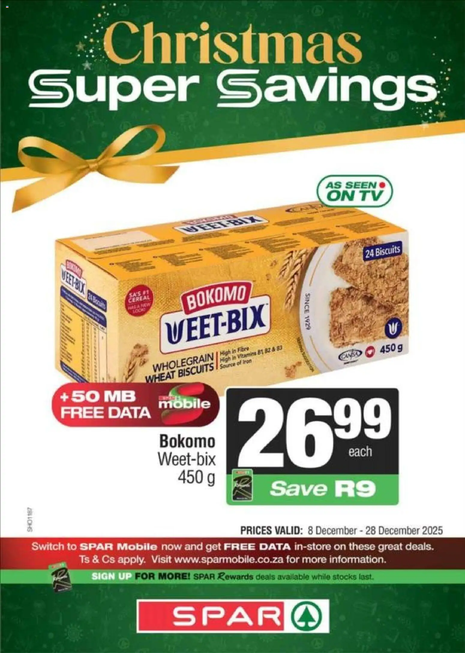 Spar Specials - page 1- valid from 08/12/2025