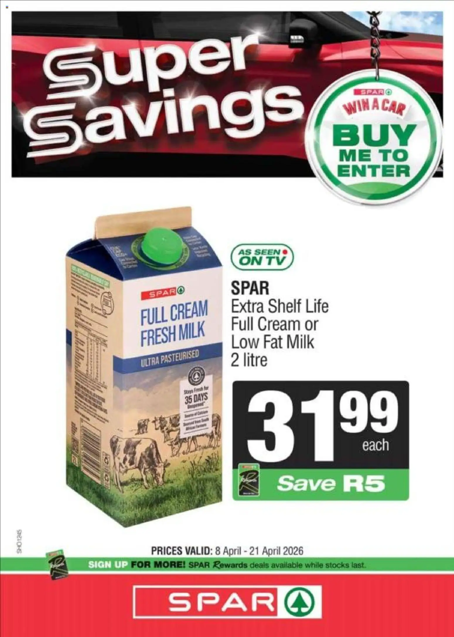 Spar Specials - page 1- valid from 08/04/2026
