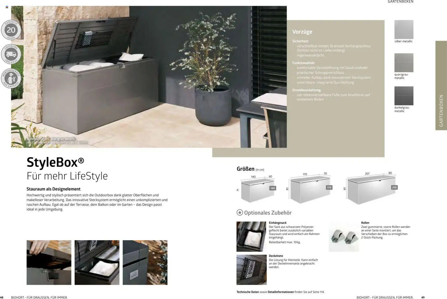 Dehner  Biohort – Metall für Garten & Terrasse - page 25- valid from 05.01.2026