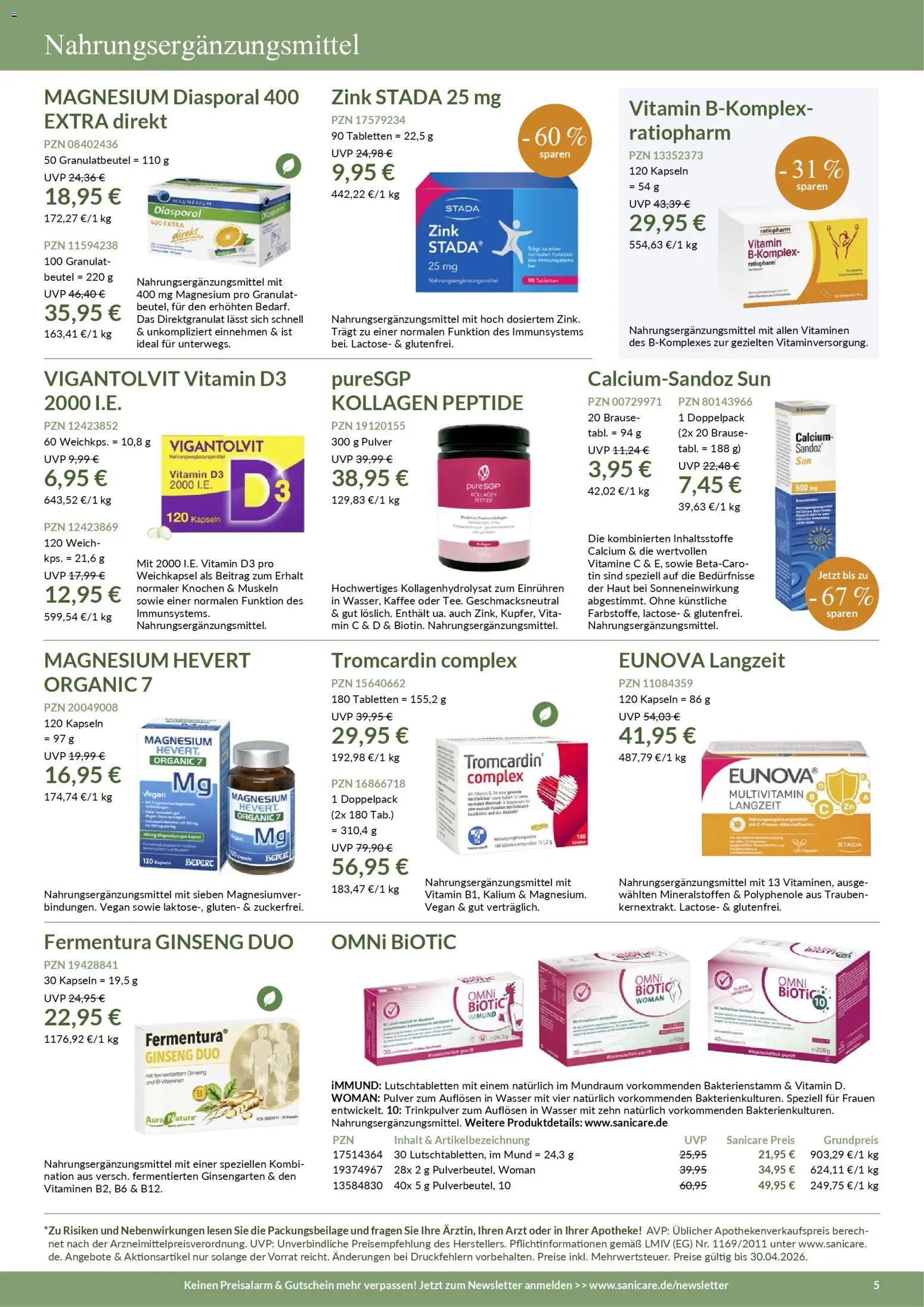 Sanicare Prospekt 	 - Seite 5 - gültig ab 03.03.2026