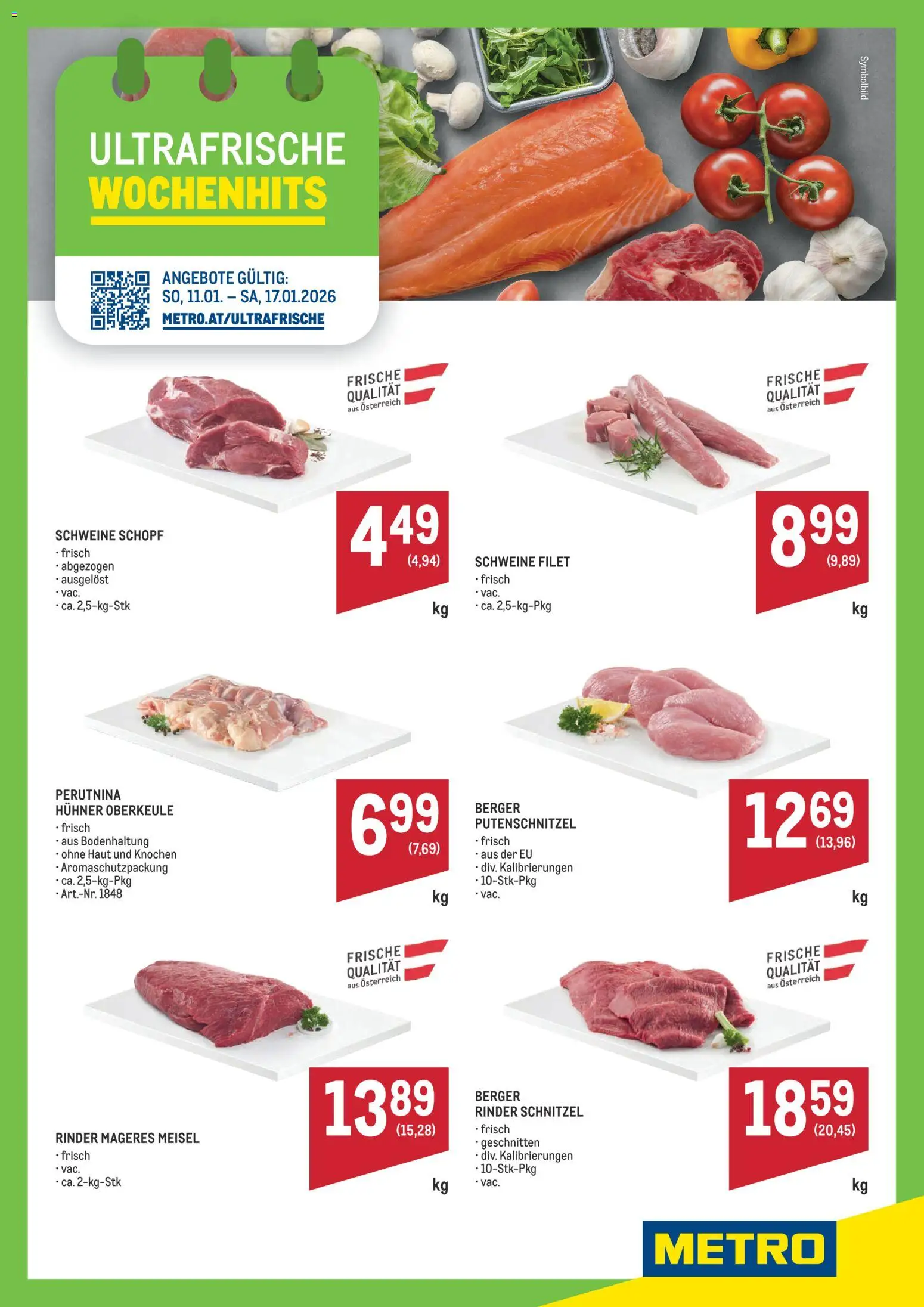 Metro angebote Wochenhits - Seite 1- gültig ab 11.01.2026