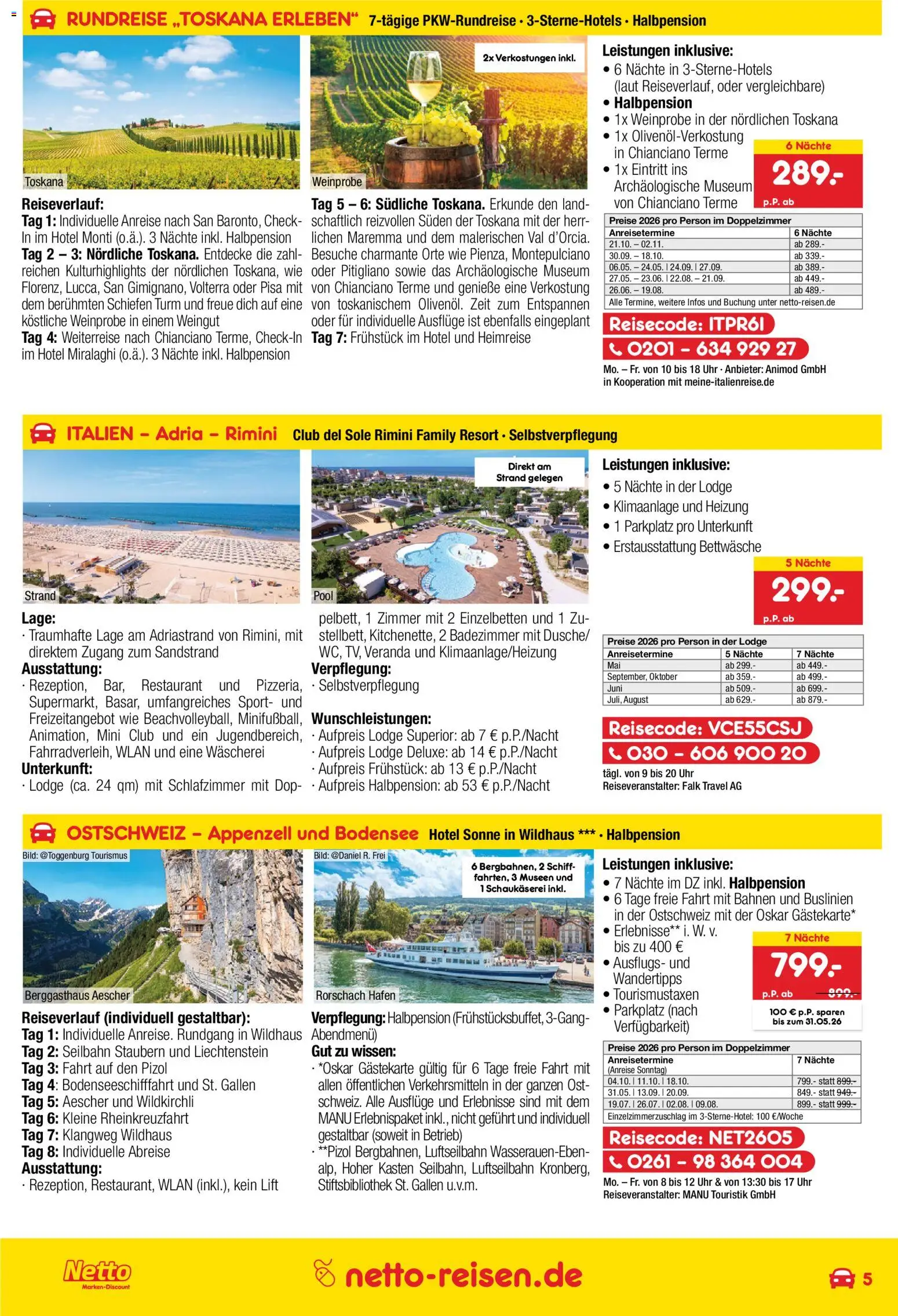 Netto Reisen Prospekt 	 - Seite 5 - gültig ab 30.04.2026