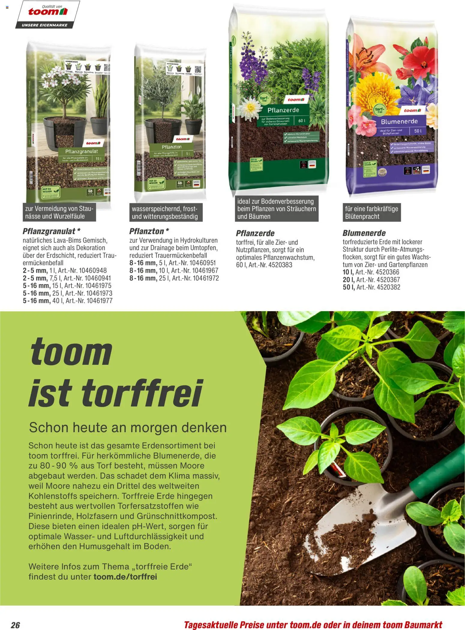 Toom Baumarkt Gewächshäuser & Anzucht 2026 - Seite 26 - gültig ab 01.01.2026