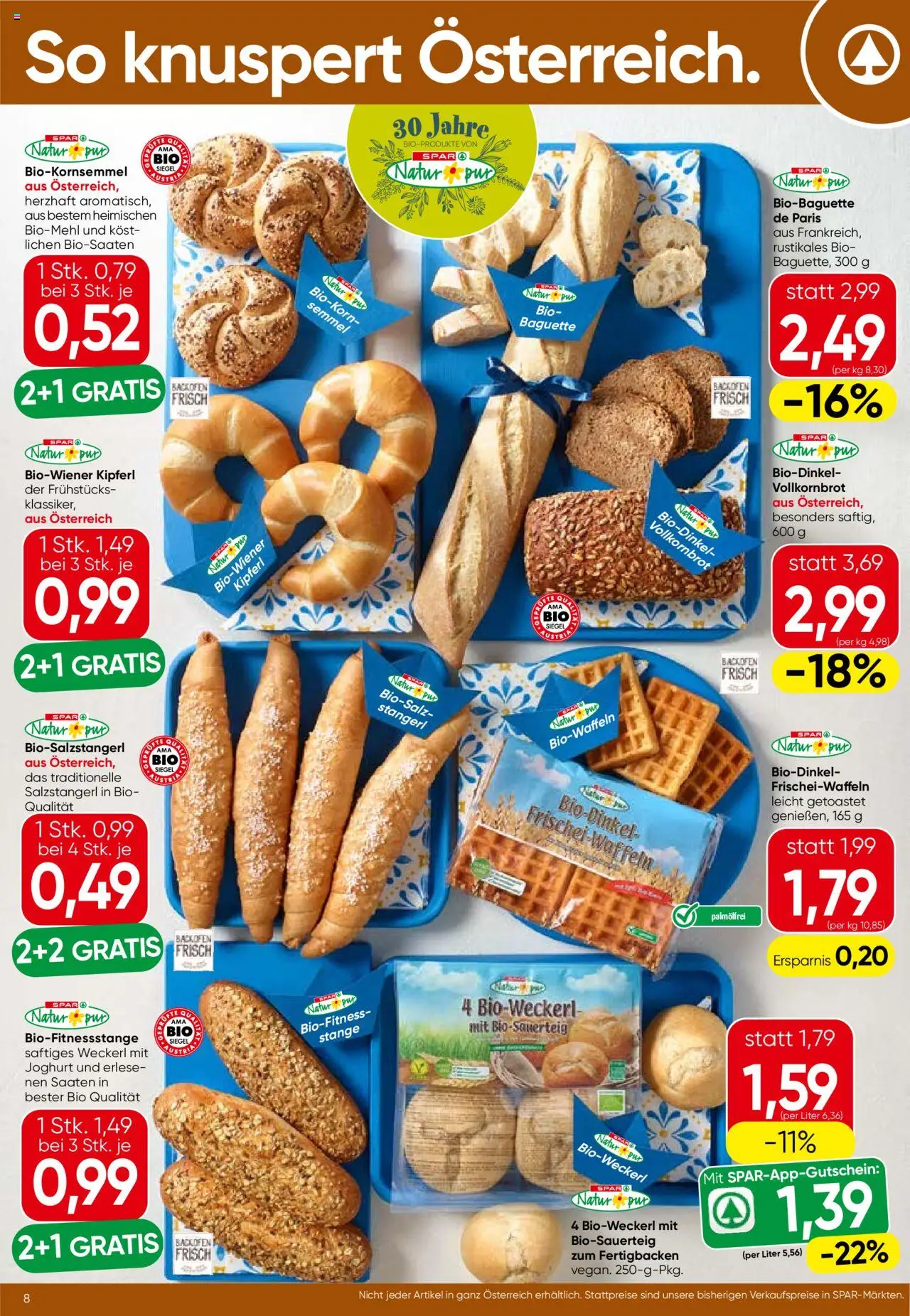 Spar Flugblatt - Oberösterreich - Seite 8- gültig ab 17.07.2025